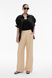 Honey Cupro Pull On Pant - Women's High Waisted Pants | Witchery