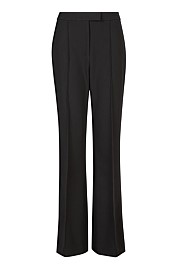 Black Pinstitch Kick Flare Trouser - Women's Black Pants | Witchery