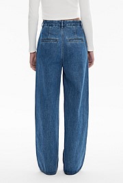 High Rise Pleat Front Jean